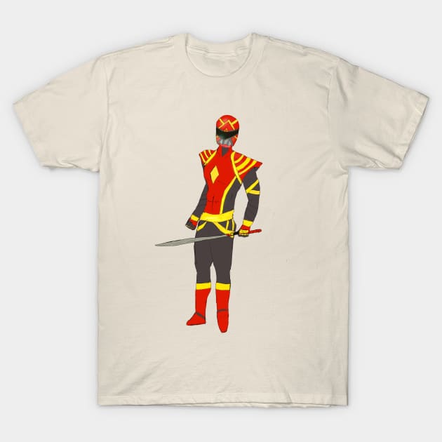 Omega Red Ranger T-Shirt by mattmall